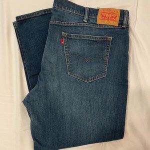 Men's Levi's 541 Big & Tall Athletic Fit Dark Wash Jeans 46x30